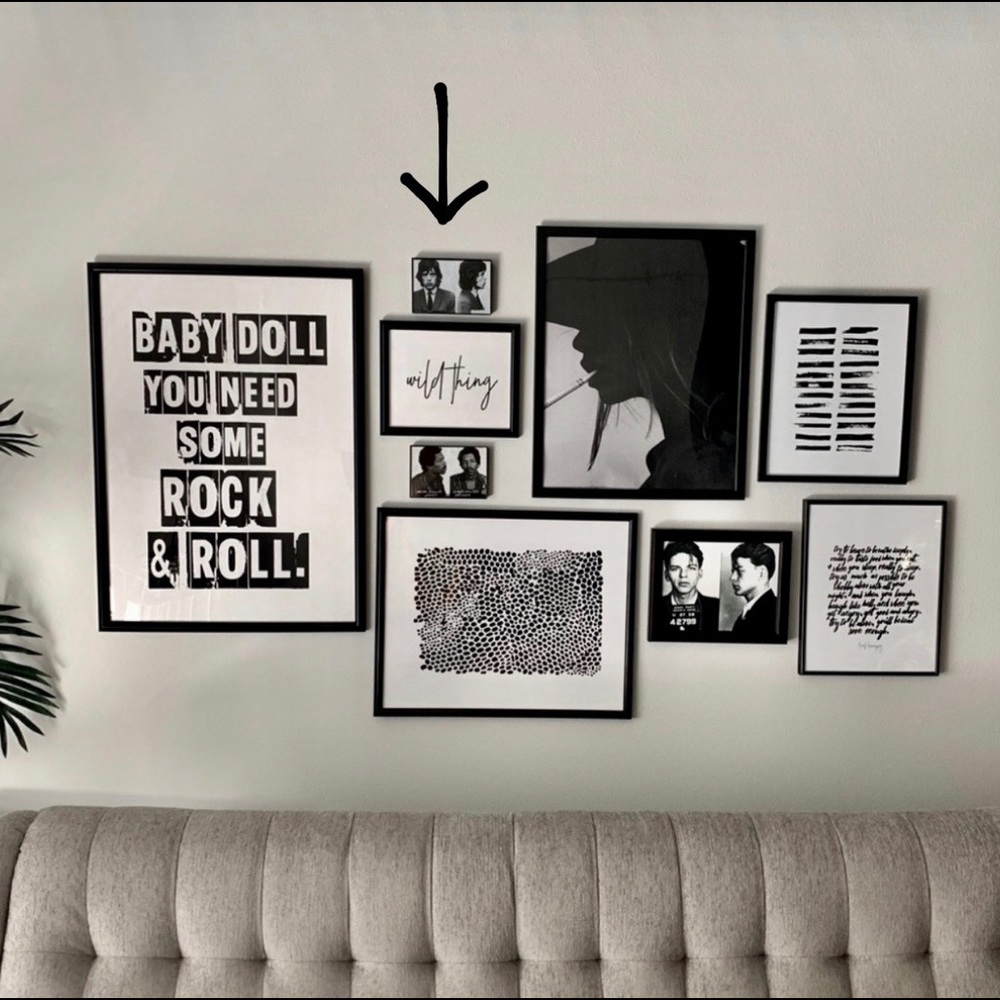 ‘Wild Thing’ Typography Black and White Print 8x10